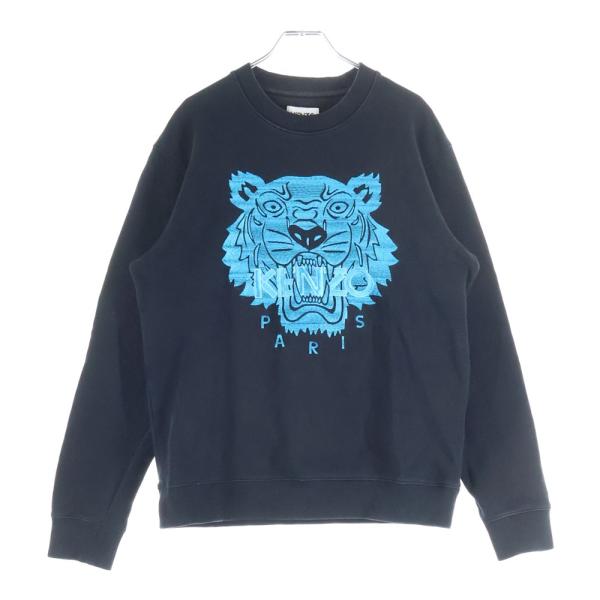 KENZO カラフル トレーナー Mサイズ KENZO（ケンゾー） ネオンタイガー刺繍 クルーネックスウェット
