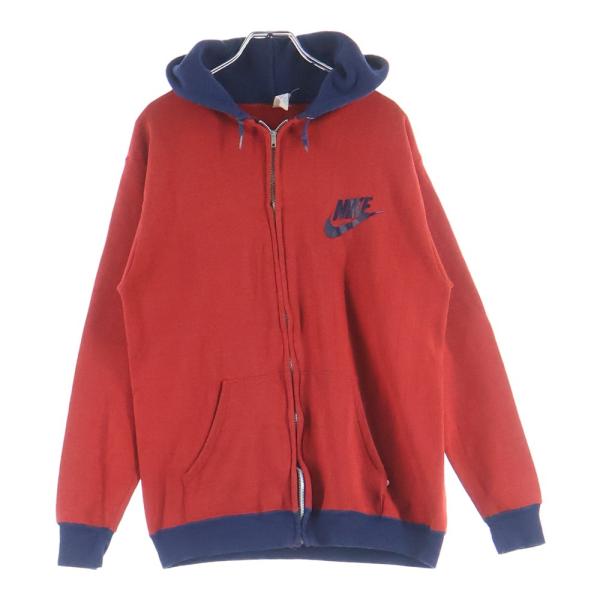 70s USA製 サンフェード 片爪 ジップアップ パーカー ヴィンテージ NIKE（ナイキ） 70s 片爪IDEAL USA製 2トーン ジップアップパーカー