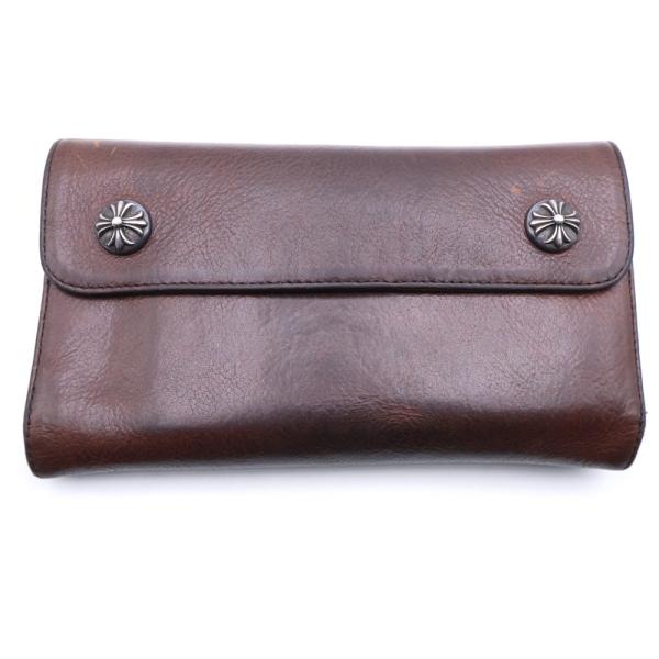 CHROME HEARTS（クロムハーツ） WAVE ウェーブ レザーウォレット 財布