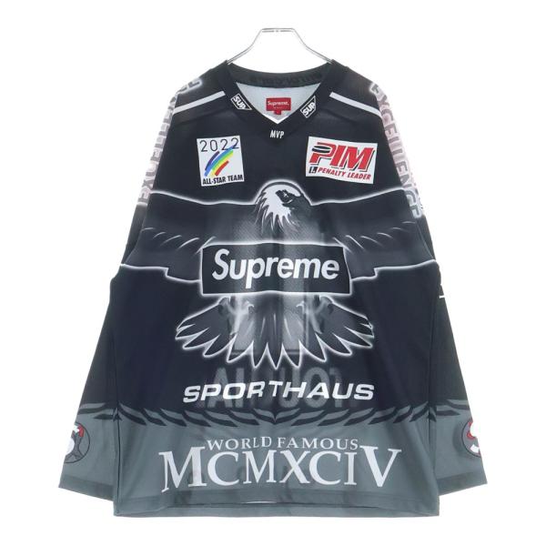 Supreme（シュプリーム） 22SS Eagle Moto hockey ロンT ホッケー
