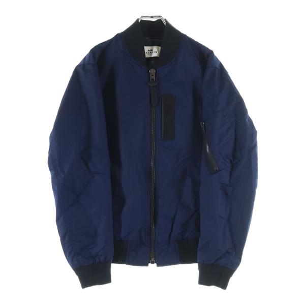 COACH コーチ フライトジャケット 裏地迷彩 F26795 ネイビー COACH（コーチ） フライトジャケット 裏地迷彩 F26795 ネイビー