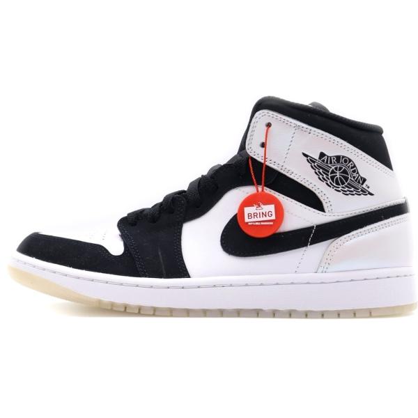 NIKE ナイキ Air Jordan 1 Mid Omega DH6933-100 エアジョーダン1 ミッド オメガ ハイカットスニーカー ホワイト/ブラック US9/27.0cm