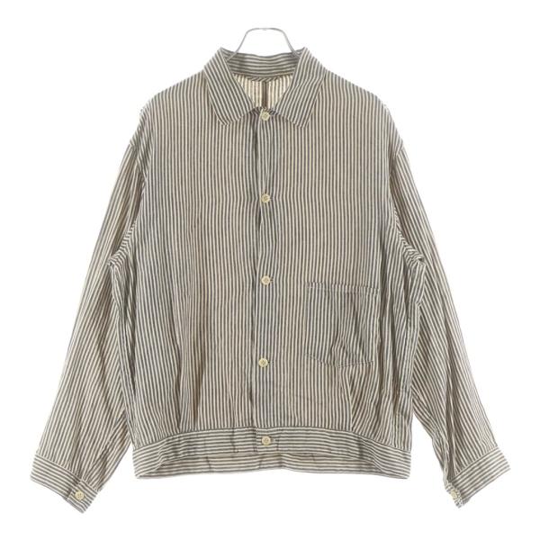 COMOLI（コモリ） 22SS STRIPE BLOUSON ストライプブルゾン コットン