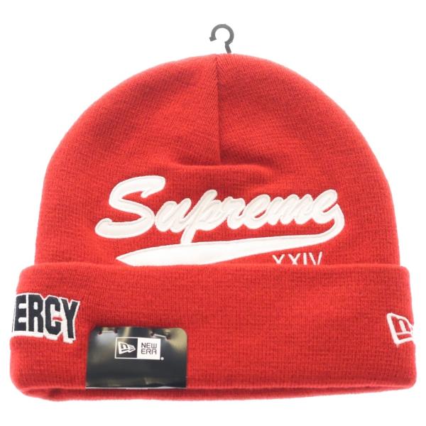 SUPREME シュプリーム 24SS ×New Era Salvation Beanie Beanie サルベーション ビーニー レッド Supreme（シュプリーム） 24SS ×New Era Salvation Beanie Beanie