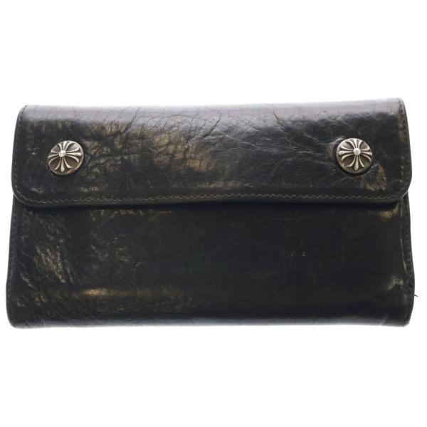 CHROME HEARTS（クロムハーツ） WAVE ウェーブ レザーウォレット 財布