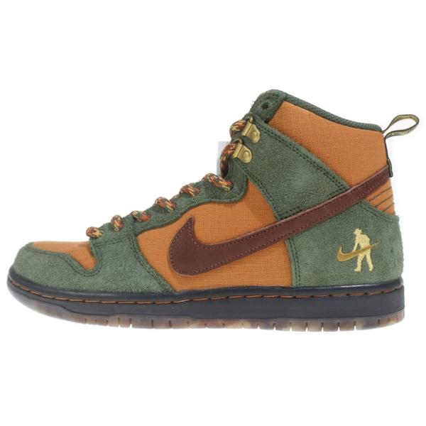 NIKE SB ナイキエスビー PASS〜PORT Dunk High Work Boot DO6119-300 26.5cm/US8.5 ハイカットスニーカー ブラウン
