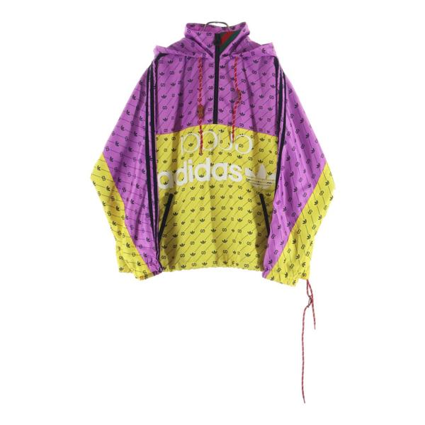 【ネネ】GUCCI GGナイロンジャケット マルチカラー GUCCI（グッチ） ×adidas 22AW GG総柄 ナイロン アノラックブルゾン