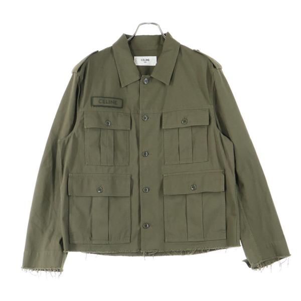CELINE（セリーヌ） 24SS SAHARIENNE JACKET ロゴワッペン