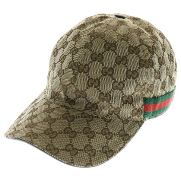 GUCCI ベースボールキャップ　帽子 GUCCI グッチ GGキャンバスロゴ ベースボールキャップ 帽子