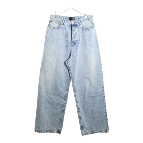 BALENCIAGA（バレンシアガ） デストロイ加工 バギーデニムパンツ