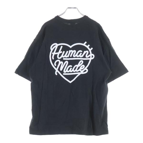 ロ*ー様 Human Made ハート型プリント Tシャツ 黒 XL HUMAN MADE ハート型ロゴ Tシャツ 3XL ブラック - メルカリ