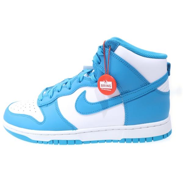 ナイキ DUNK HIGH RETRO CHAMPIONSHIP BLUE ダンクハイ レトロ レーザーブルー ハイカットスニーカー US9.5/27.5cm DD1399-400