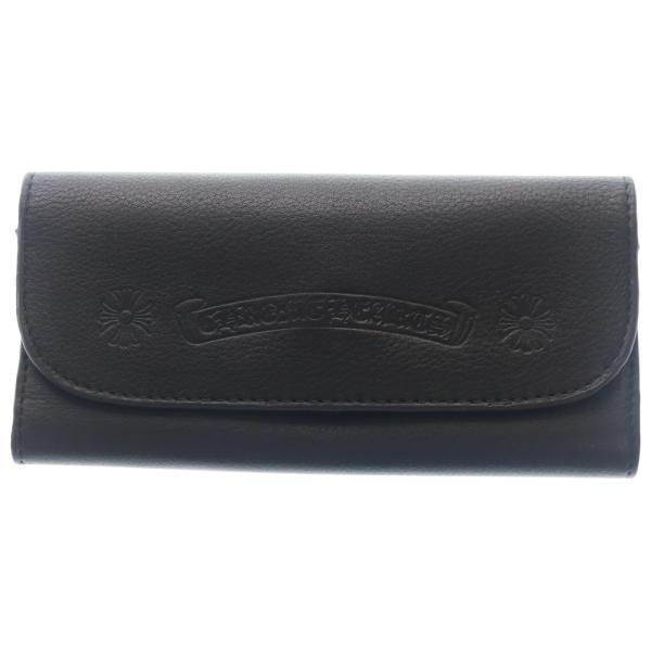 CHROME HEARTS（クロムハーツ） スクロールラベル CHプラス レザー