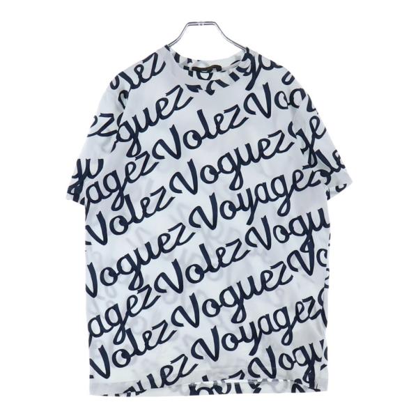 ルイヴィトン 16AW VOGUEZ VOYAGEZ Tee RM162 JPD HAY92W ヴォゲ ヴォワヤジェ 総柄 コットン クルーネック半袖Tシャツ カットソー