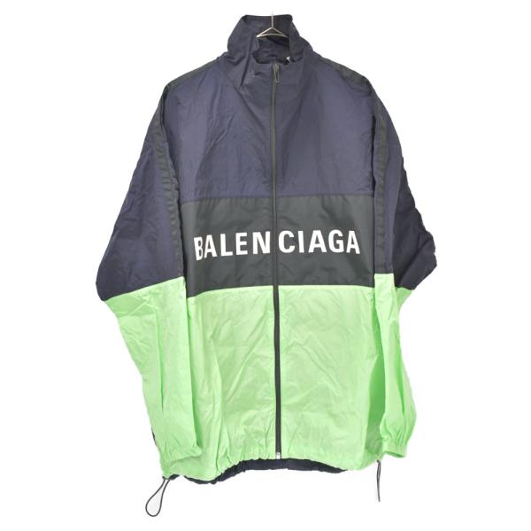 BALENCIAGAバレンシアガ　ナイロンジャケット BALENCIAGA (バレンシアガ) ロゴプリント ナイロン ジャケット