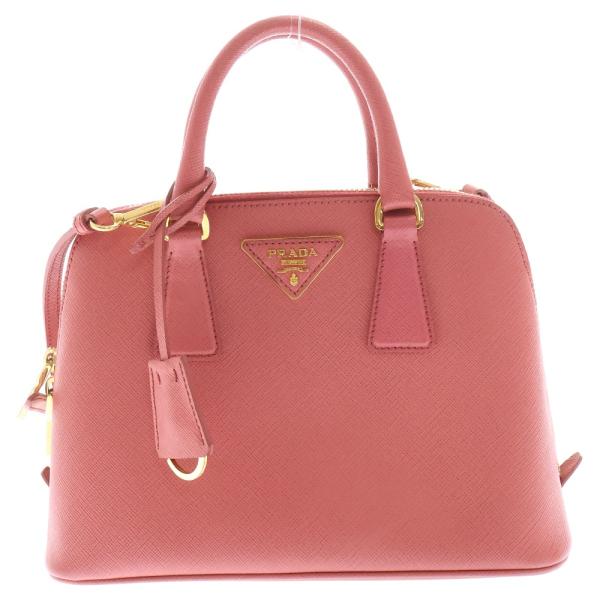 プラダ プロムナード サフィアーノ レザー ピンク ハンドバッグ カメオ PRADA プラダ サフィアーノ プロムナード 2WAYバッグ BL0838