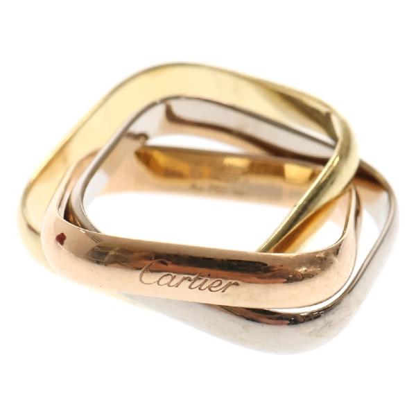 Cartier（カルティエ） トリニティ クッション リング Au750YG/PG/WG