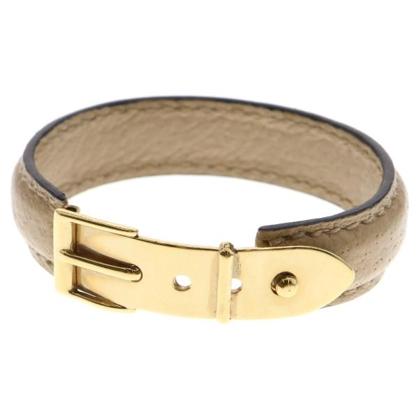 GUCCI（グッチ） バングル ブレスレット ベルトモチーフ ベージュ