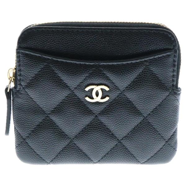 CHANEL（シャネル） コンパクトウォレット キャビアスキン カード