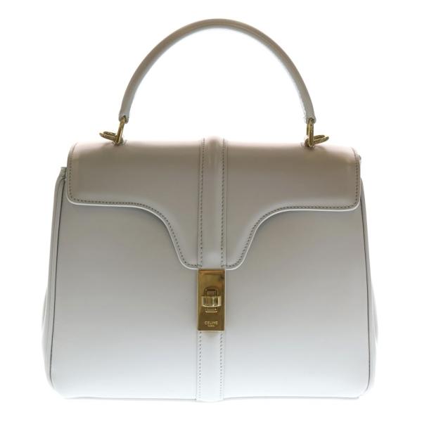 CELINE（セリーヌ） セーズ 16 スモール グレー ゴールド金具 2WAY