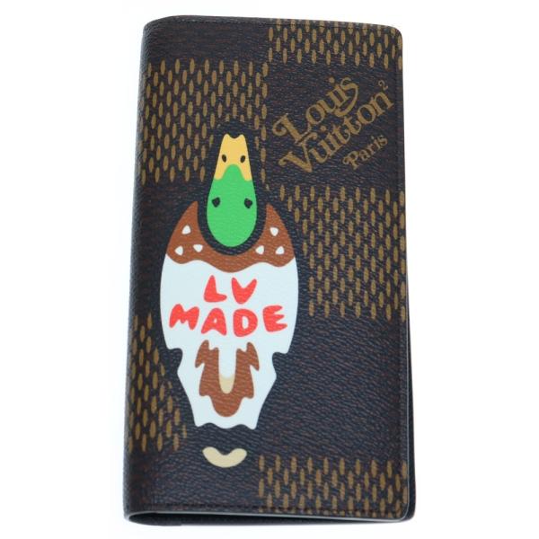 ✨新品級レアコラボ品✨ルイヴィトン× NIGO ダミエ ポルトフォイユ ブラザ LOUIS VUITTON ルイヴィトン NIGOコラボ ダミエ ジャイアント