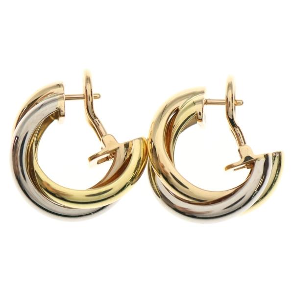 Cartier（カルティエ） トリニティ フープ ピアス ゴールド Au750 K18