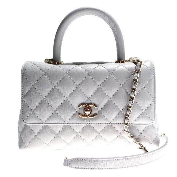 CHANEL（シャネル） ココハンドル24 XS キャビアスキン 2WAY レザー