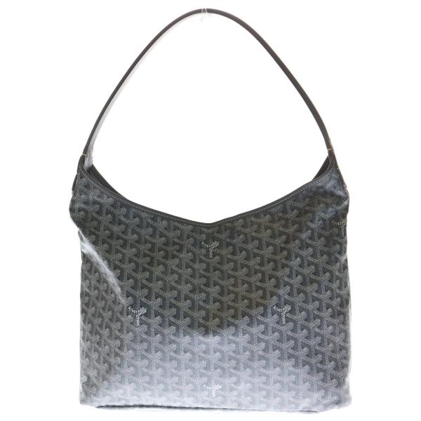 GOYARD ゴヤール ボエム ホーボーバッグ ショルダーバッグ ワンショルダー コーティングキャンバス レザー ホワイト 白 グレー ポーチ欠品 GOYARD（ゴヤール） ボエム ホーボーバッグ ショルダーバッグ ワン