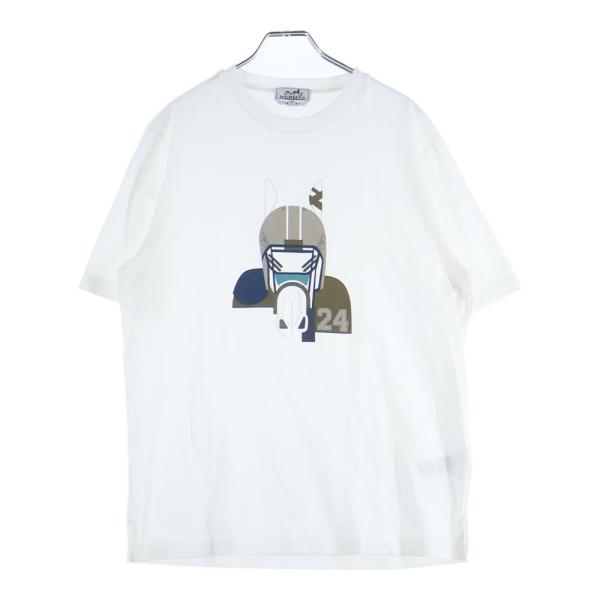 HERMES（エルメス） クォーターバッシュ 馬 プリント クルーネック