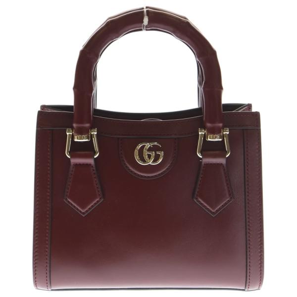 GUCCI（グッチ） ダイアナ GGマーモント バンブー レザー 2WAY ハンド