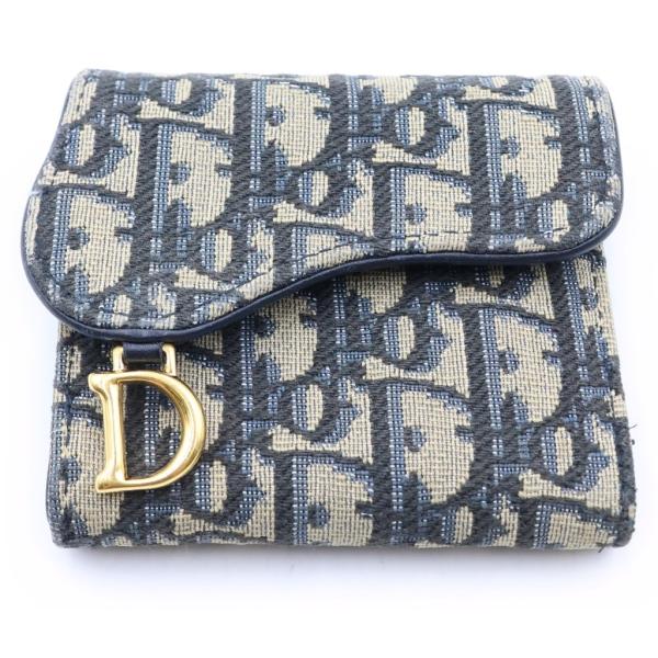 Christian Dior オブリーク 三つ折り財布 ディオール Christian Dior（クリスチャン・ディオール） オブリーク 三つ折り財布