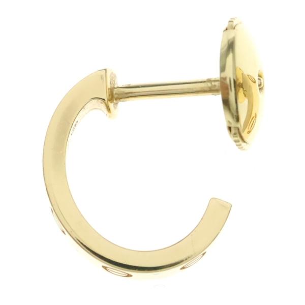 【美品】 Cartier Au750 フープ　ピアス ミニラブ Cartier カルティエ ミニラブ ピアス ゴールド Au750 K18