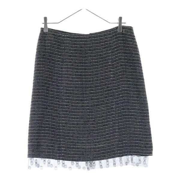 CHANEL（シャネル） ココマーク ツイードシアー装飾タイトスカート