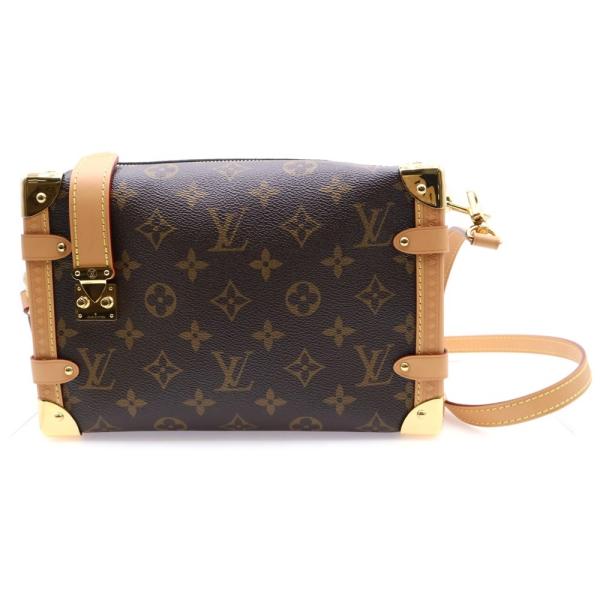 LOUIS VUITTON ルイヴィトン ホクストンPM ダミエ エベヌ ロゴプレート PVC レザー ショルダーバッグ ゴールド/シルバー金具 ブラウン N41257 LOUIS VUITTON(ルイヴィトン) ホクストンPM ダミエ エベヌ ロゴ