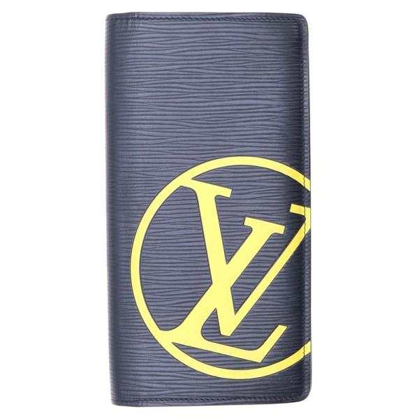 【新品同様】ルイヴィトン エピ ポルトフォイユ・ブラザ 長財布 サークルLV LOUIS VUITTON（ルイ・ヴィトン） エピLVサークル ポルトフォイユ