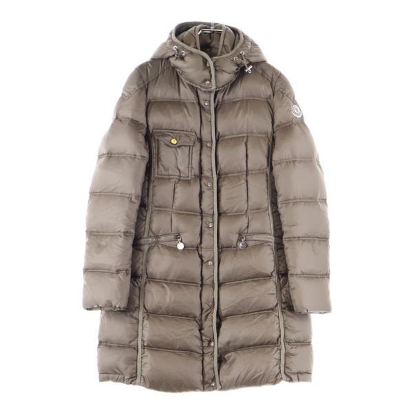 MONCLER（モンクレール） ROMARIN ロゴワッペン付フーデッドダウン