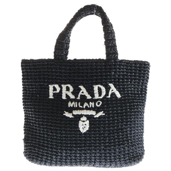 PRADA（プラダ） スモール クロシェ ロゴ ハンドバッグ ミニトート