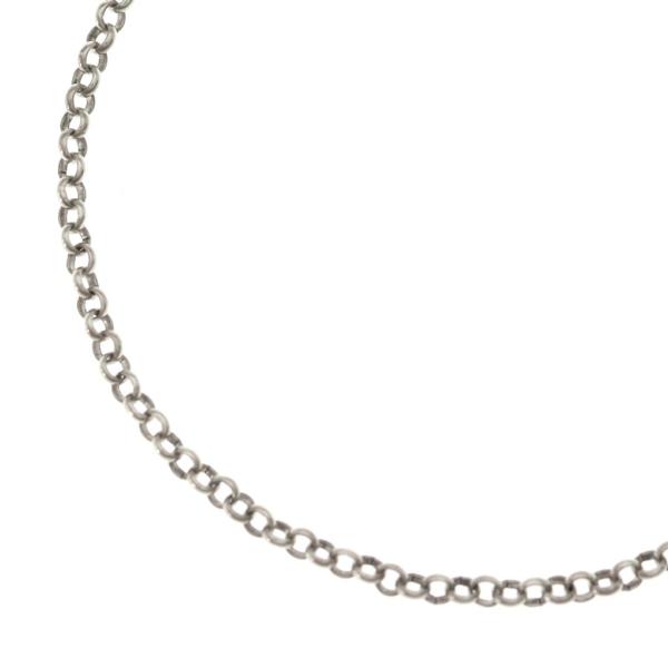 CHROME HEARTS クロムハーツ NECKCHAIN R16 ロールチェーンネックレス 16inch シルバー BCA082 CHROME HEARTS（クロムハーツ） NECKCHAIN R16 ロールチェーン