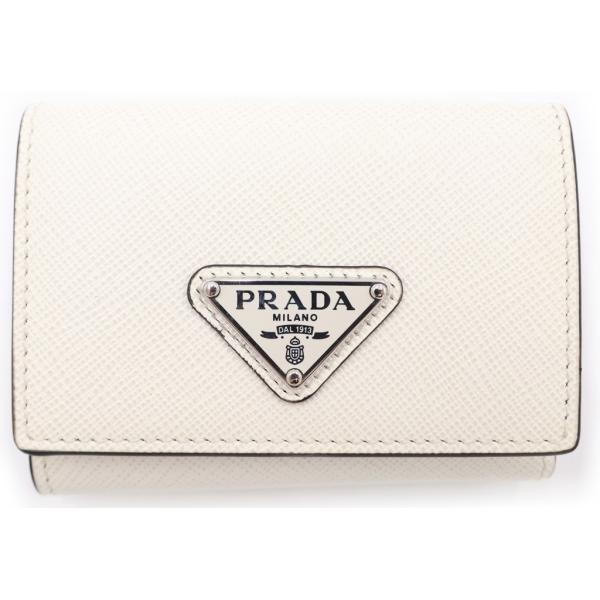 PRADA（プラダ） サフィアーノ 三つ折り財布 コンパクトウォレット 三