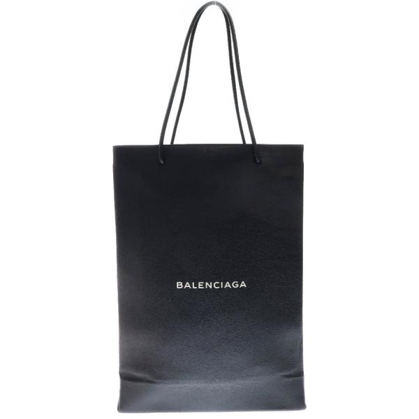BALENCIAGA ブラック トートバッグ BALENCIAGA バレンシアガ ショッピングバッグM ノースサウス