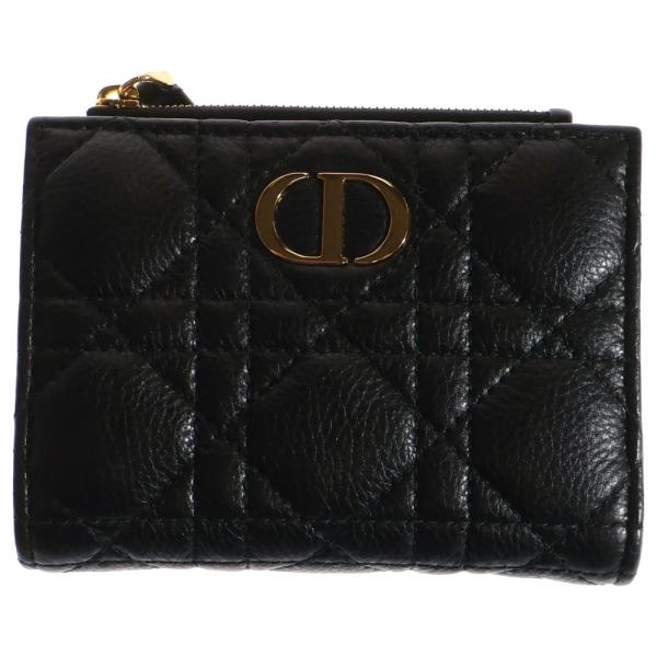 DIOR ディオール　二つ折り財布　カロ　ダリアウォレット　CDロゴ　ブラック 楽天市場】【新品】 ディオール 二つ折り財布 カロ ダリア ウォレット