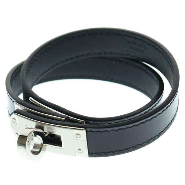 HERMES エルメス ケリードゥブルトゥール ブレスレット ブラック