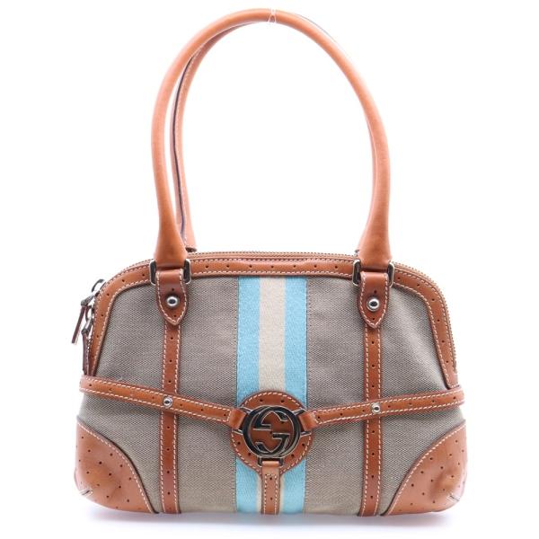 GUCCI グッチ インターロッキングG ハンドバッグ トートバッグ キャンバス GUCCI（グッチ） GGキャンバス インターロッキングG トートバッグ