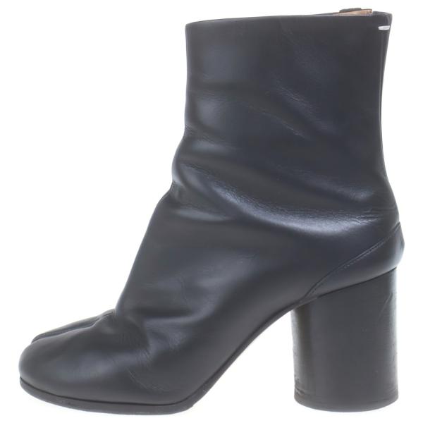 Maison Margiela　タビブーツ　TABI　黒　39　ヒール Maison Margiela（メゾンマルジェラ） TABI 足袋 タビ ヒール レザー