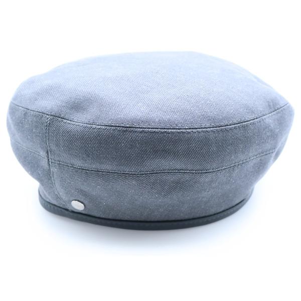 HERMES（エルメス） ベレー帽 ハンチング帽 帽子 グレー キャンバス