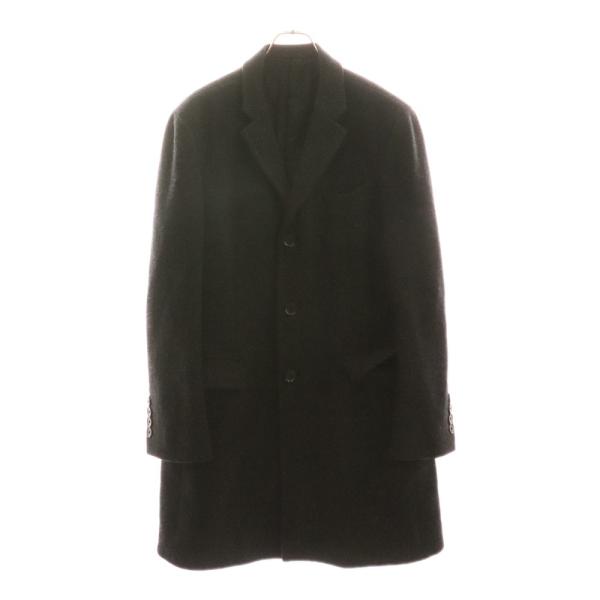 【美品/L】バーバリーロンドン チェスターコート アンゴラ混 Aライン ノバ 茶 BURBERRY（バーバリー） BURBERRY LONDON バーバリーロンドン ウール