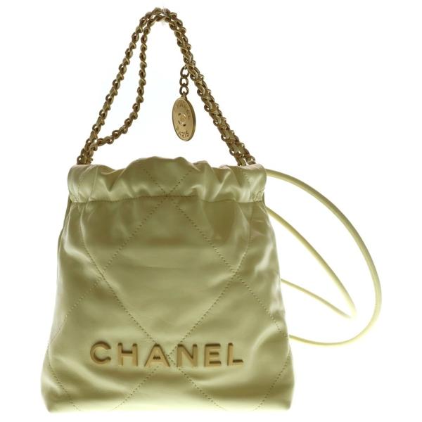 CHANEL（シャネル） シャネル22 ミニバッグ 巾着バッグ ショルダー