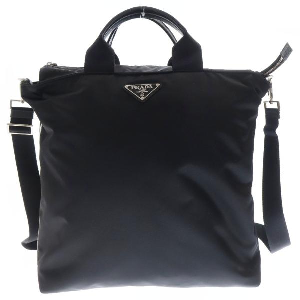 PRADA ナイロン ハンドバッグ PRADA プラダ ナイロン ハンドバッグ ブラック系【中古
