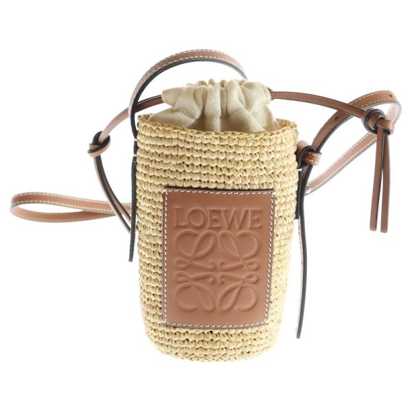 【美品】　LOEWE ロエベ　シリンダー　ポケット LOEWE（ロエベ） シリンダーポケット ショルダーバッグ ベージュ