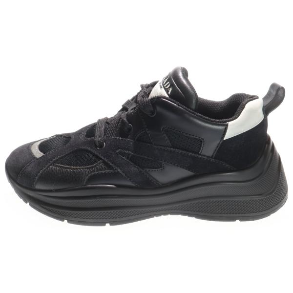 プラダ✖️ ブラックスニーカー　22.5センチ！　美品です‼️ PRADA（プラダ） Chunky Platform Sneakers チャンキー